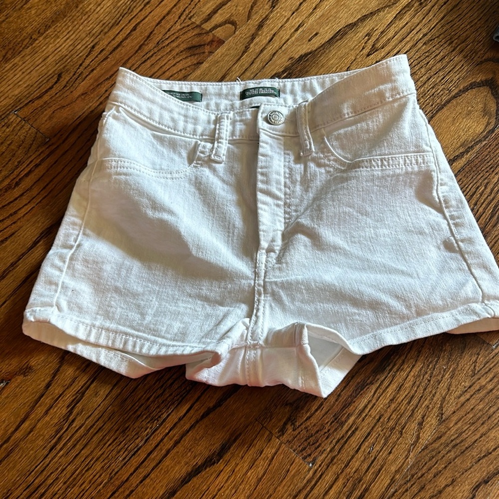 Wild fable white jean shorts